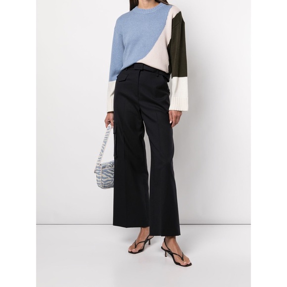 Apiece Apart Sweaters - APIECE APART Shasta Color-Block Organic Cotton Cashmere Blend Sweater
